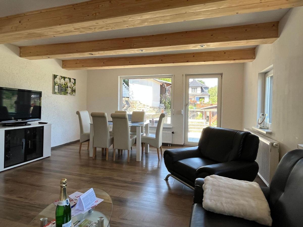 Sächsische Schweiz Ferienhaus mit Elbblick Sauna und Kamin Königstein Exterior foto