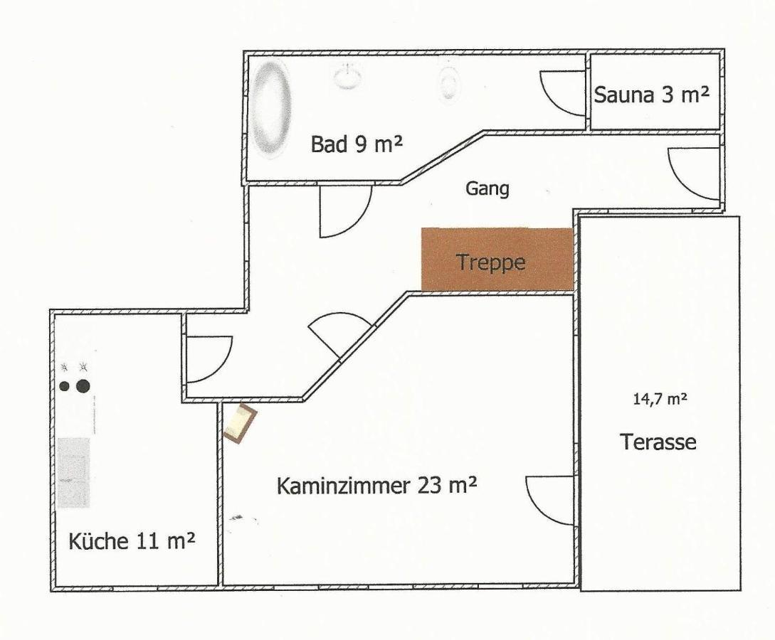 Sächsische Schweiz Ferienhaus mit Elbblick Sauna und Kamin Königstein Exterior foto